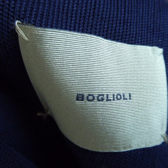 BOGLIOLI ITALY Dover UNSTRUCTURED navy blue cotton BLAZER jacket I58 40 - Picture 14 of 14